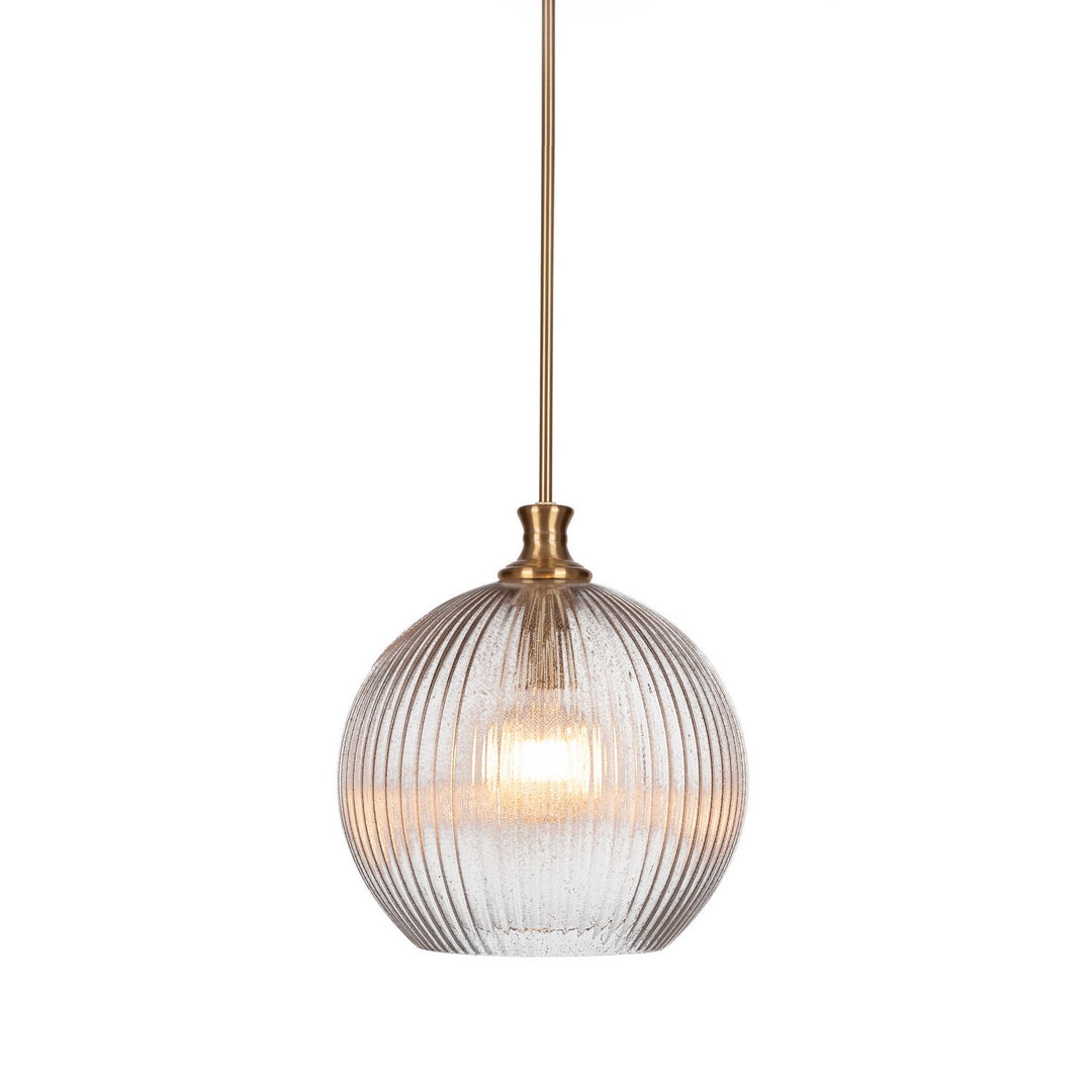 Toltec Carina 74-nab-4678-led45c Pendant Light - New Age Brass