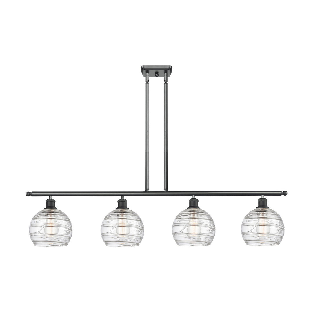 Innovations Ballston 516-4I-BK-G1213-8-LED Pendant Light - Matte Black