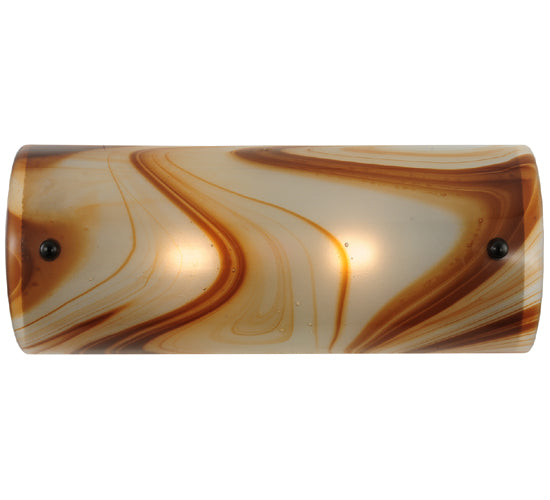 Meyda Tiffany Half Cylinder 113008 Wall Light - Timeless Bronze
