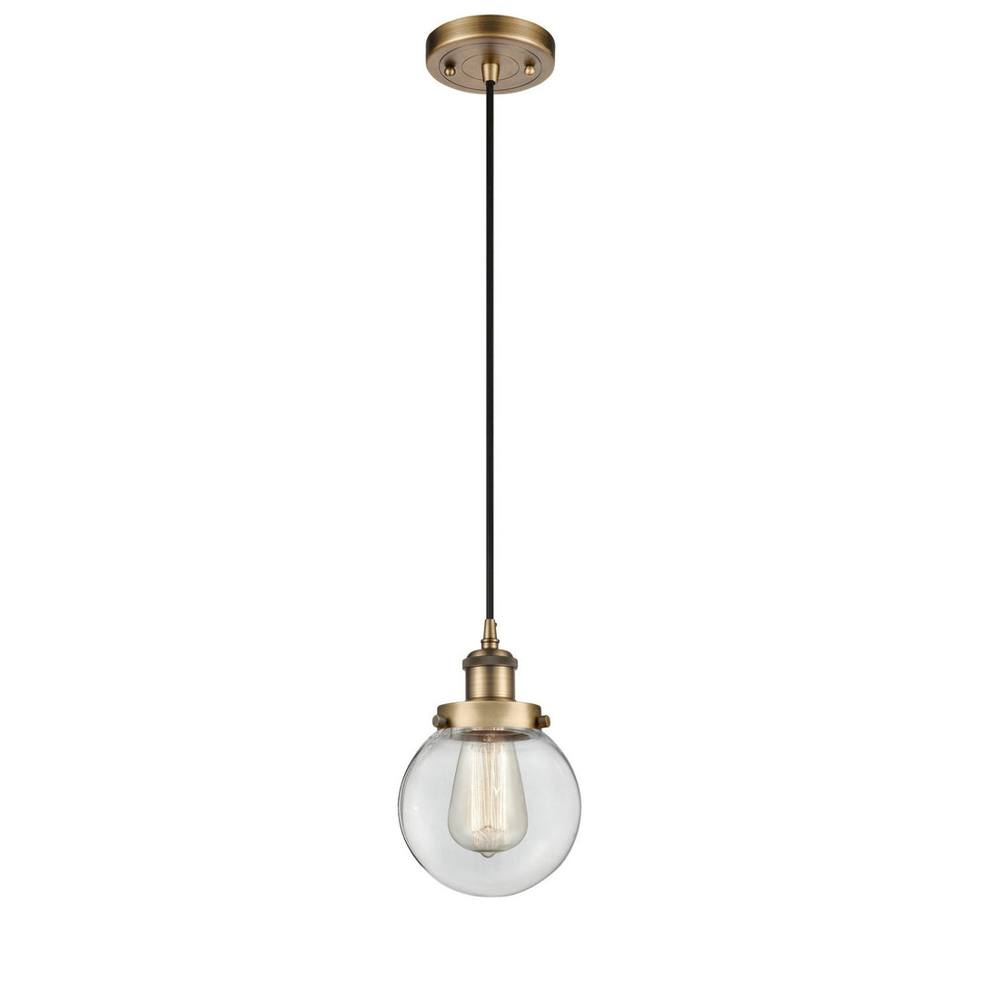 Innovations Ballston Urban 916-1P-BB-G202-6-LED Pendant Light - Brushed Brass