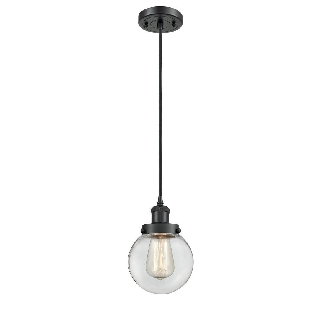 Innovations Ballston Urban 916-1P-BK-G202-6-LED Pendant Light - Matte Black