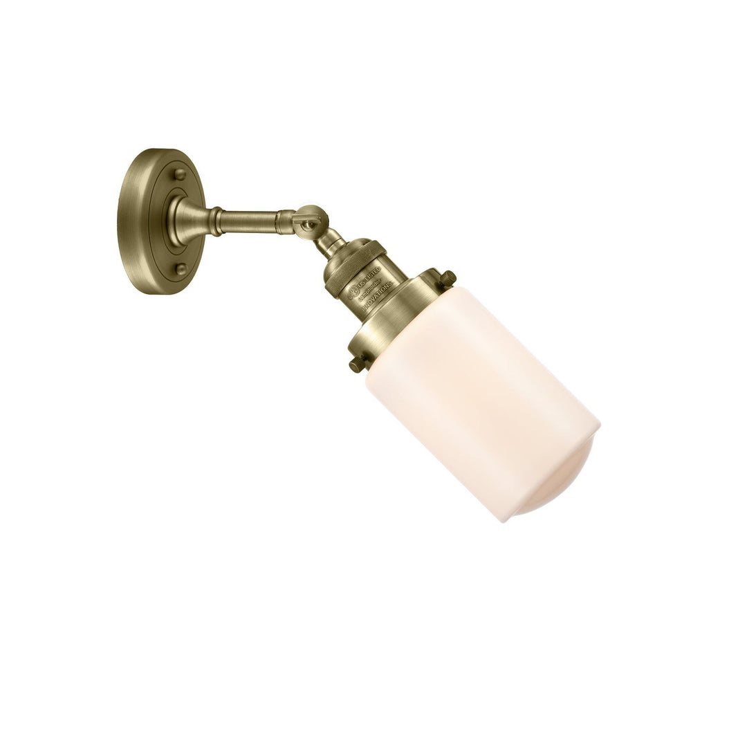 Innovations Franklin Restoration 203-AB-G311-LED Wall Sconce Light - Antique Brass