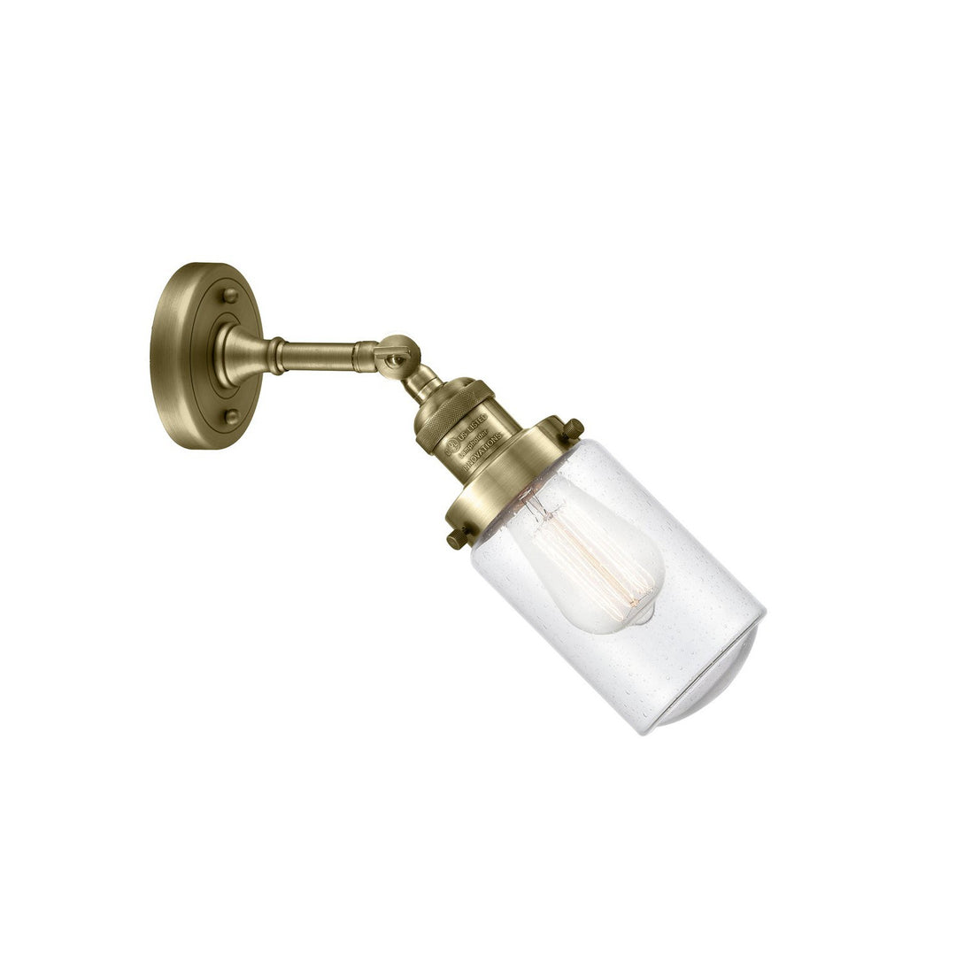Innovations Franklin Restoration 203-AB-G314 Wall Sconce Light - Antique Brass