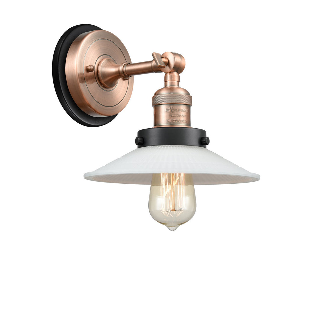 Innovations Franklin Restoration 203AC-BPBK-HRBK-G1 Wall Sconce Light - Antique Copper