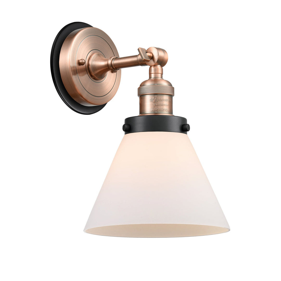 Innovations Franklin Restoration 203AC-BPBK-HRBK-G41 Wall Sconce Light - Antique Copper
