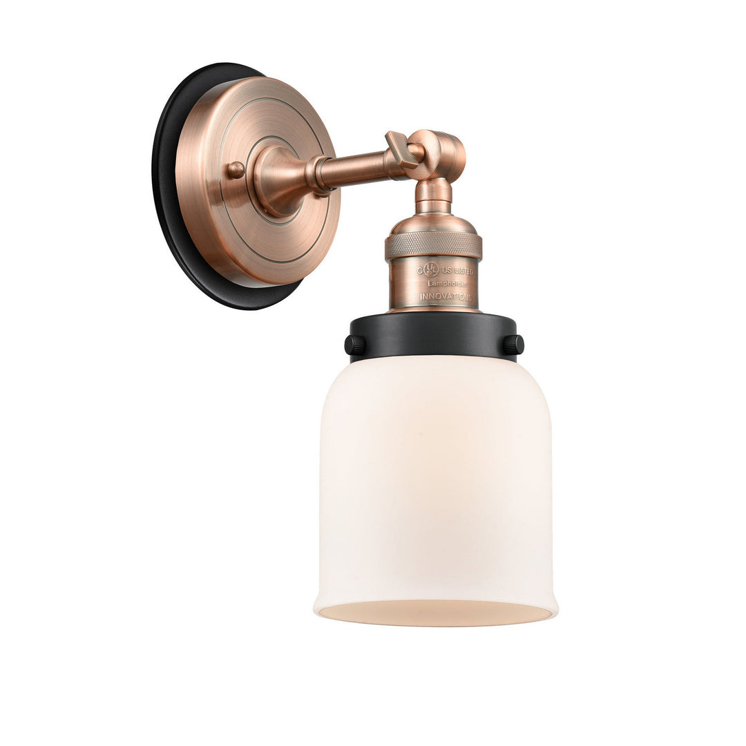 Innovations Franklin Restoration 203AC-BPBK-HRBK-G51 Wall Sconce Light - Antique Copper