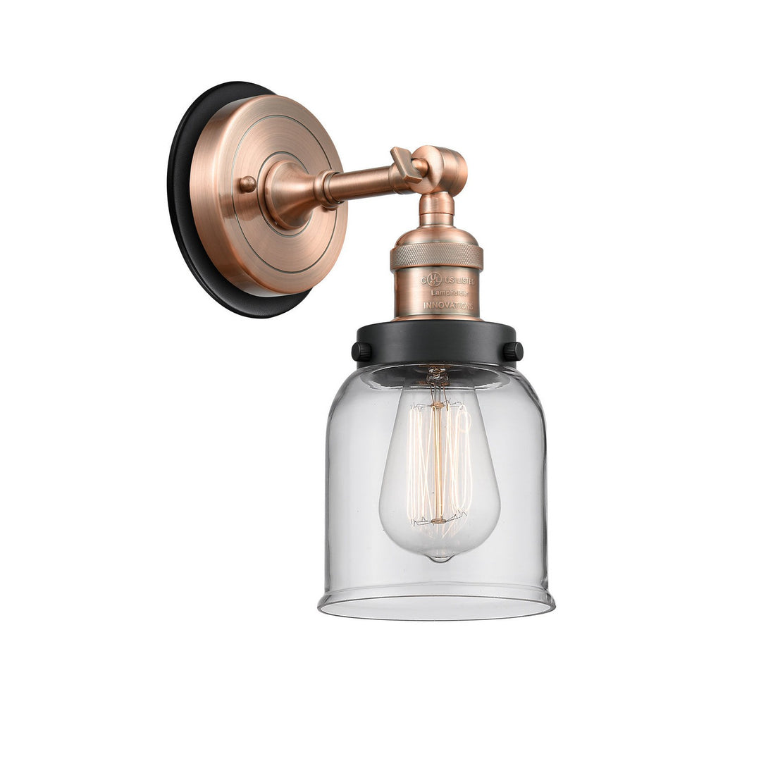 Innovations Franklin Restoration 203AC-BPBK-HRBK-G52 Wall Sconce Light - Antique Copper