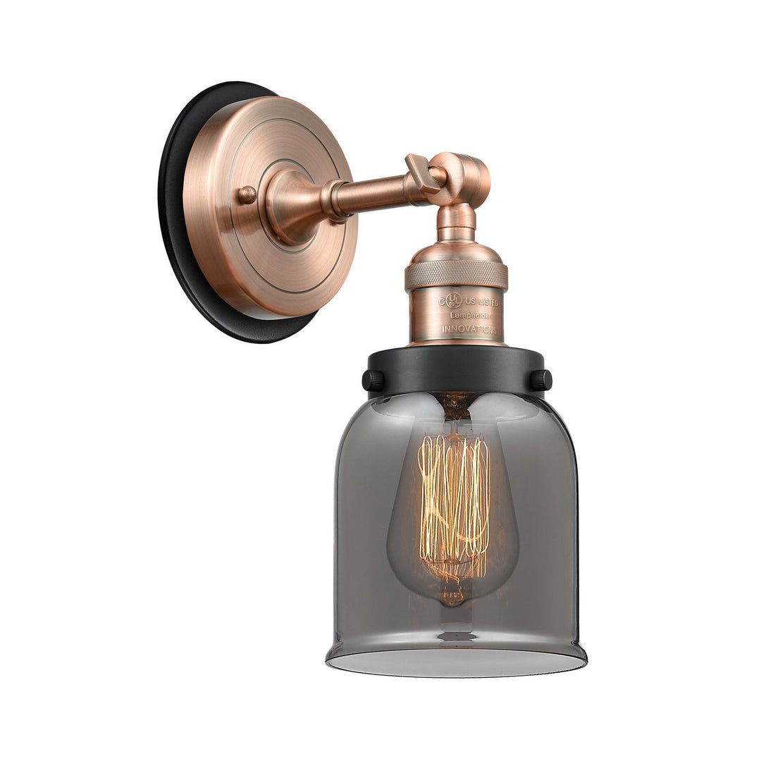 Innovations Franklin Restoration 203AC-BPBK-HRBK-G53 Wall Sconce Light - Antique Copper