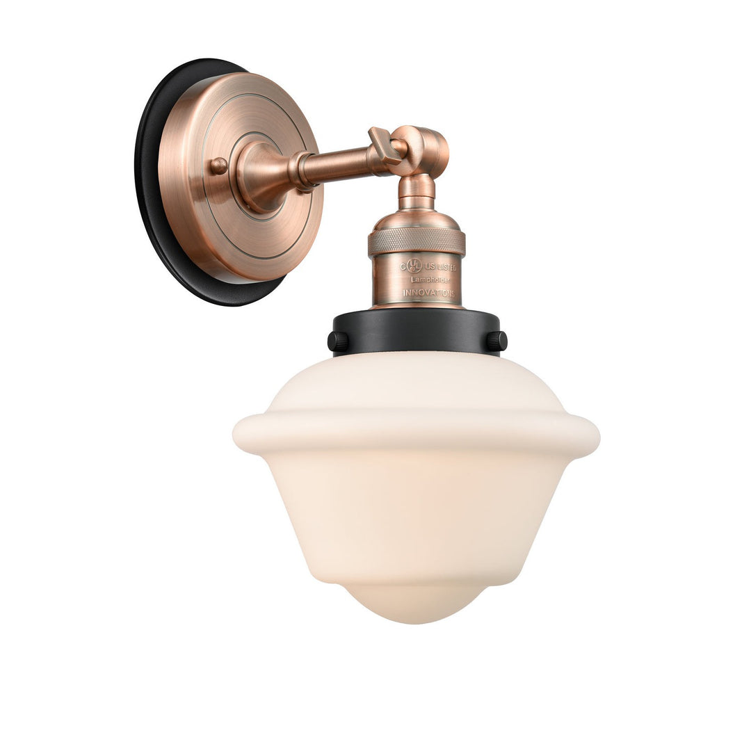 Innovations Franklin Restoration 203AC-BPBK-HRBK-G531 Wall Sconce Light - Antique Copper