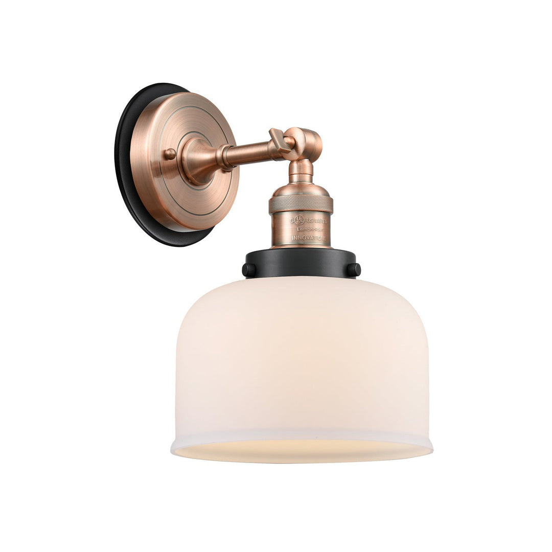 Innovations Franklin Restoration 203AC-BPBK-HRBK-G71 Wall Sconce Light - Antique Copper