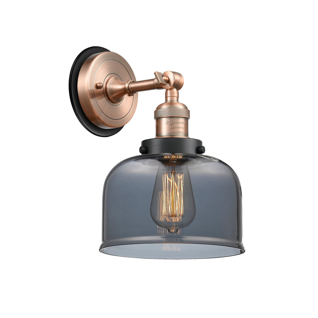 Innovations Franklin Restoration 203AC-BPBK-HRBK-G73 Wall Sconce Light - Antique Copper