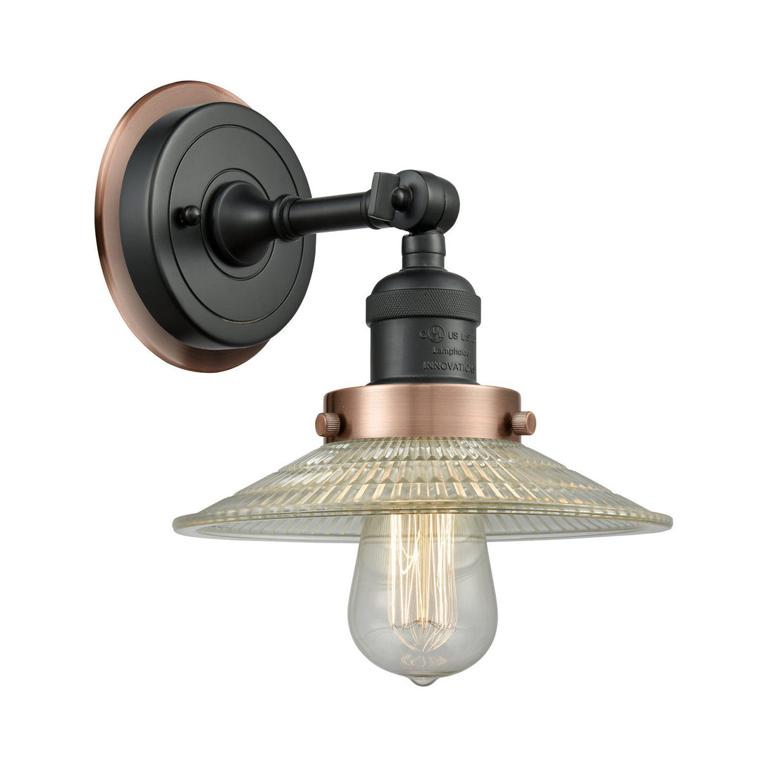 Innovations Franklin Restoration 203BK-BPAC-HRAC-G2 Wall Sconce Light - Matte Black
