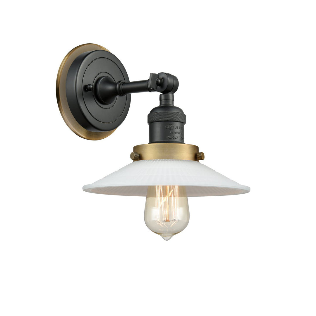 Innovations Franklin Restoration 203BK-BPBB-HRBB-G1 Wall Sconce Light - Matte Black