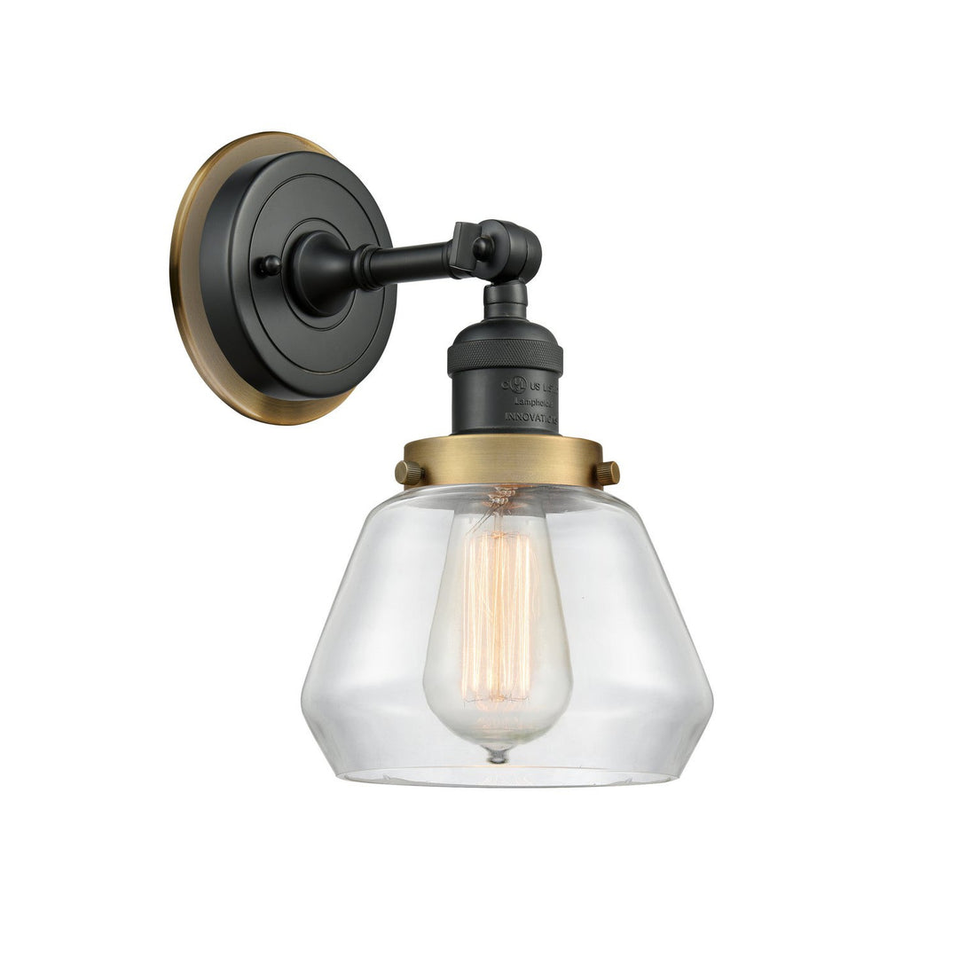 Innovations Franklin Restoration 203BK-BPBB-HRBB-G172 Wall Sconce Light - Matte Black