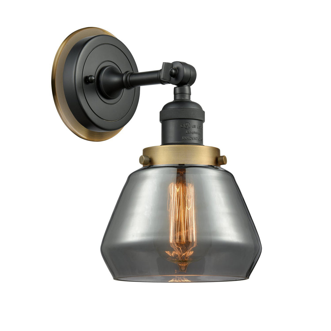 Innovations Franklin Restoration 203BK-BPBB-HRBB-G173 Wall Sconce Light - Matte Black