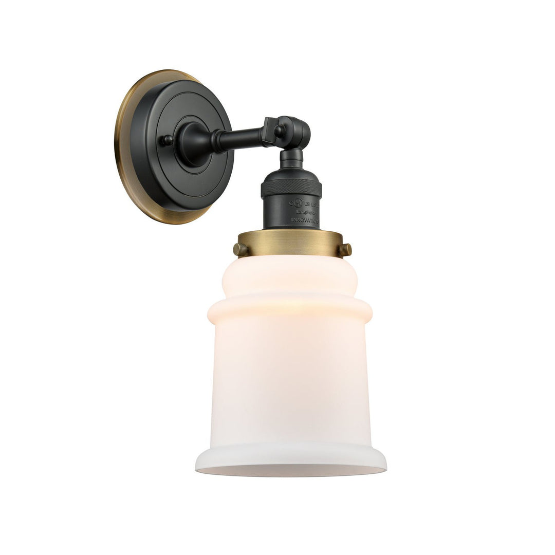 Innovations Franklin Restoration 203BK-BPBB-HRBB-G181 Wall Sconce Light - Matte Black