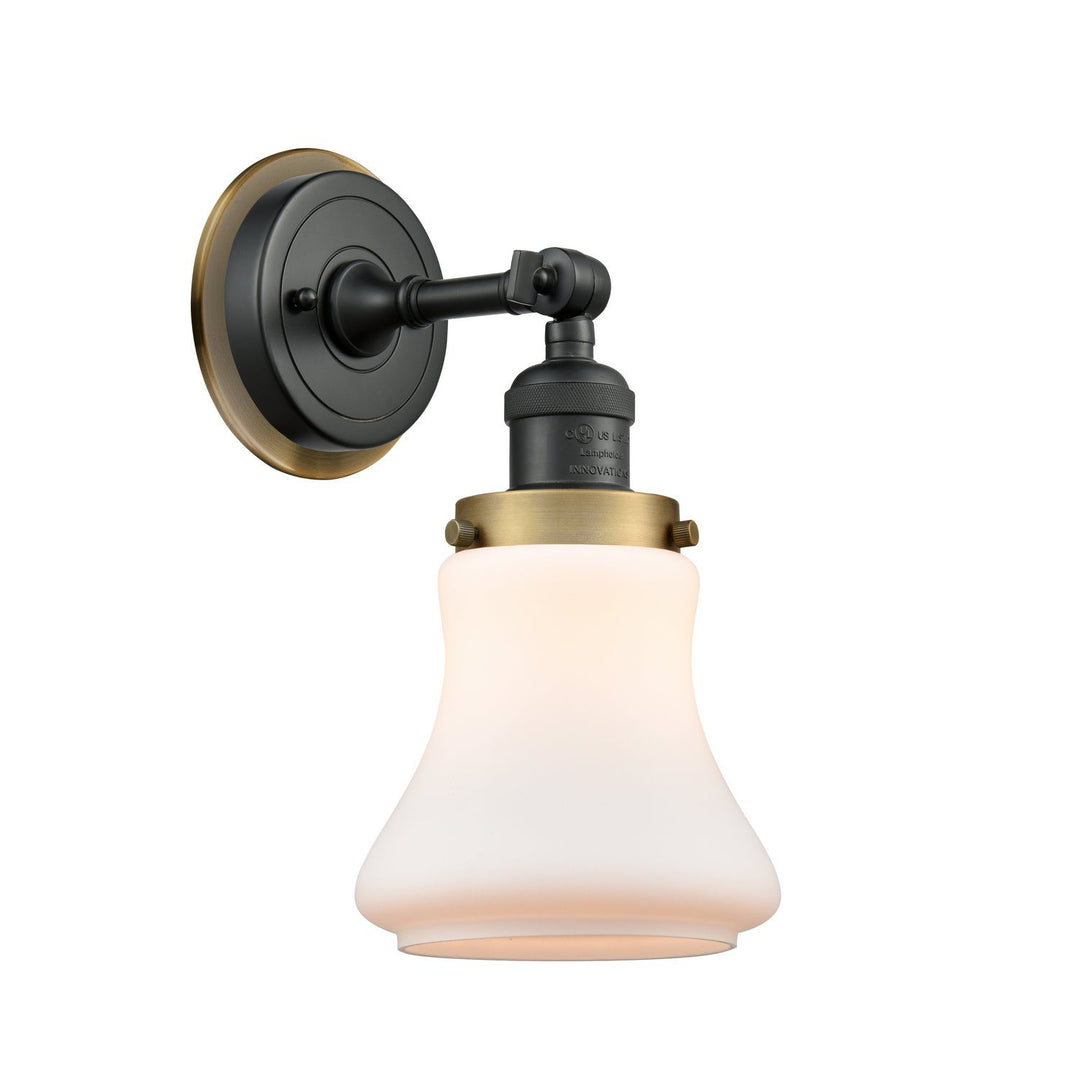 Innovations Franklin Restoration 203BK-BPBB-HRBB-G191 Wall Sconce Light - Matte Black