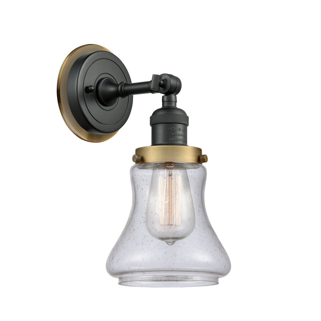 Innovations Franklin Restoration 203BK-BPBB-HRBB-G194 Wall Sconce Light - Matte Black