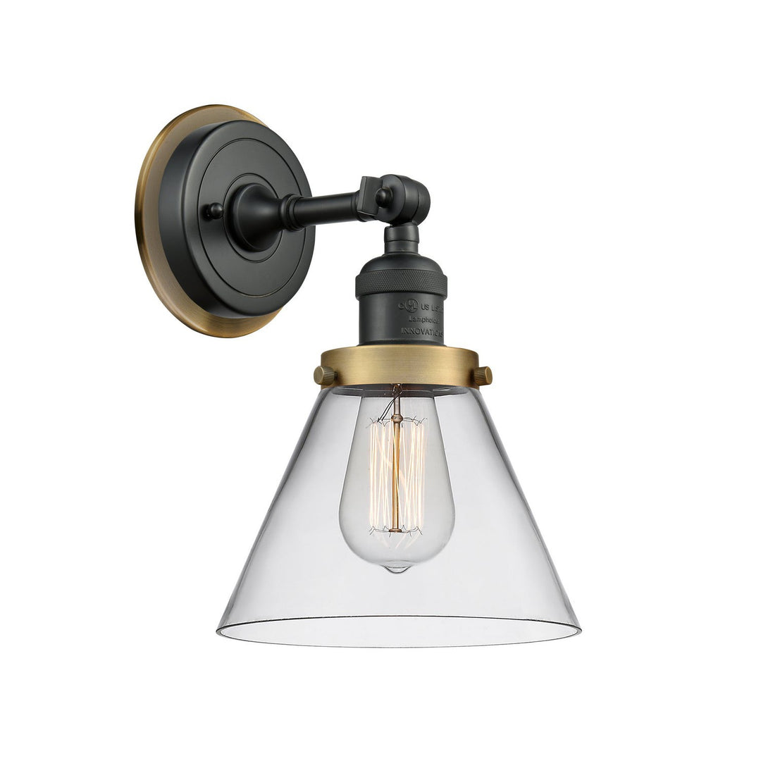 Innovations Franklin Restoration 203BK-BPBB-HRBB-G42 Wall Sconce Light - Matte Black