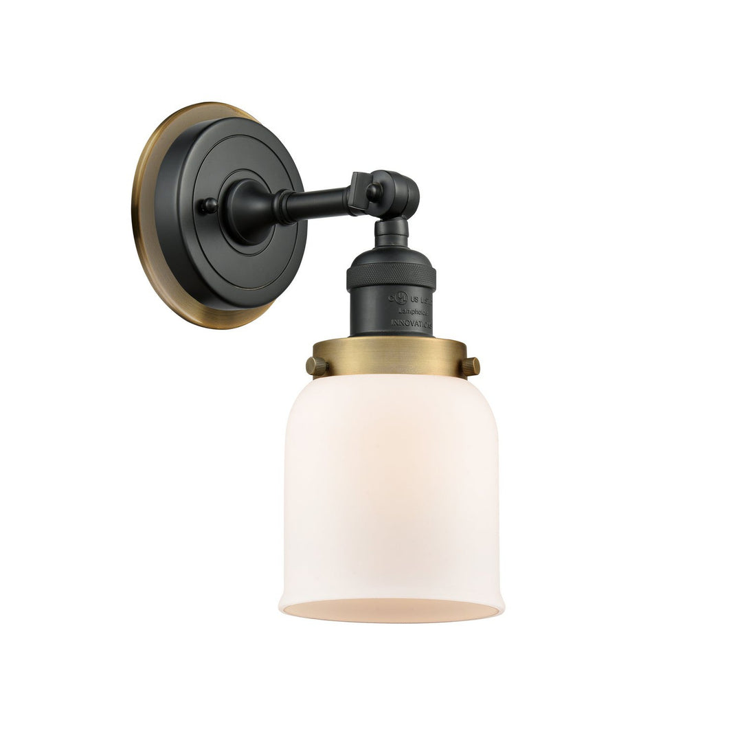 Innovations Franklin Restoration 203BK-BPBB-HRBB-G51 Wall Sconce Light - Matte Black