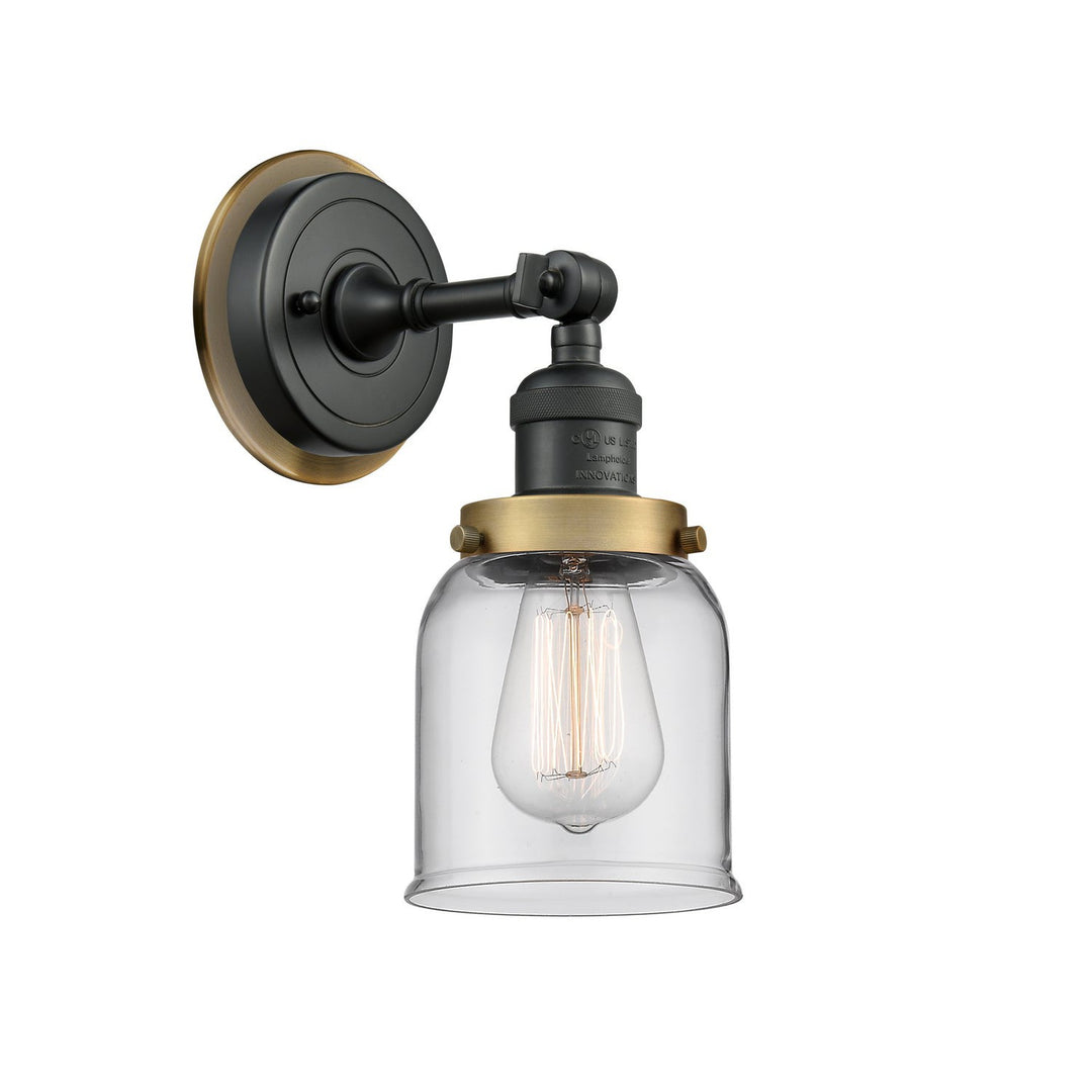Innovations Franklin Restoration 203BK-BPBB-HRBB-G52 Wall Sconce Light - Matte Black