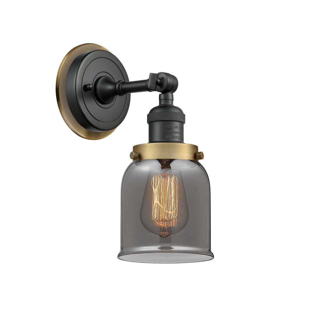Innovations Franklin Restoration 203BK-BPBB-HRBB-G53 Wall Sconce Light - Matte Black
