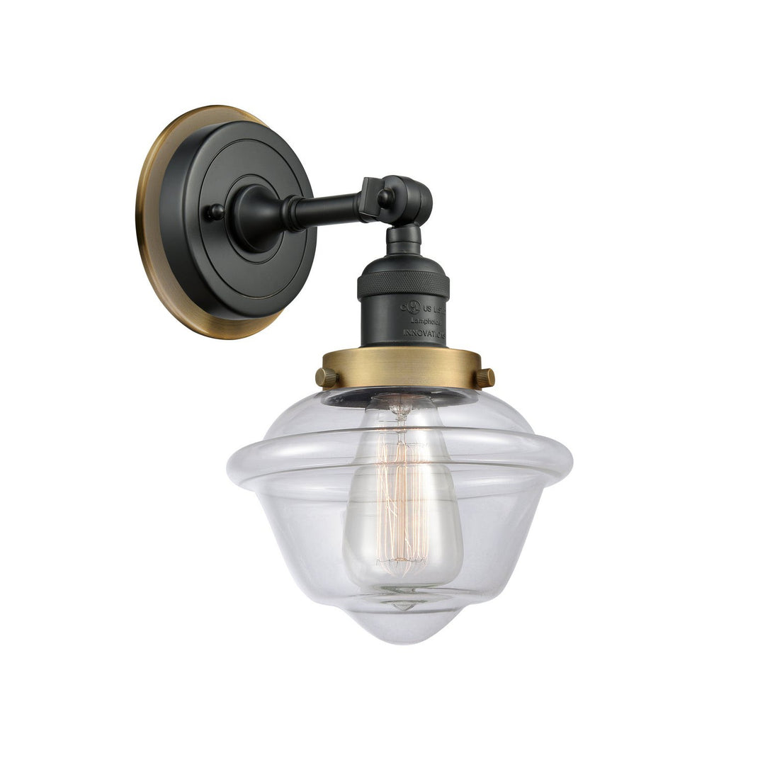 Innovations Franklin Restoration 203BK-BPBB-HRBB-G532 Wall Sconce Light - Matte Black