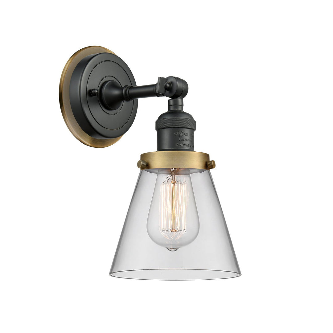 Innovations Franklin Restoration 203BK-BPBB-HRBB-G62 Wall Sconce Light - Matte Black