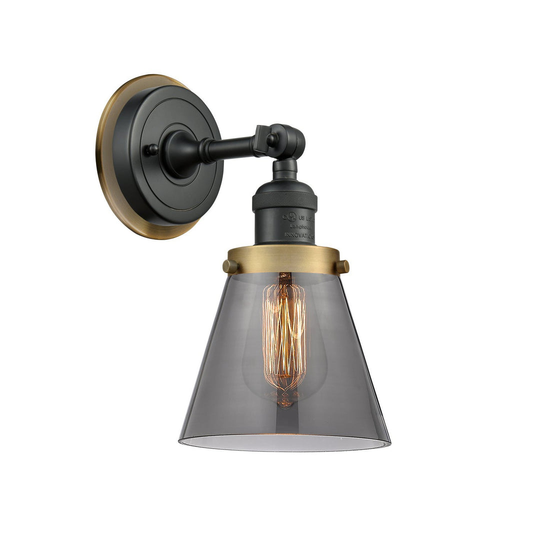 Innovations Franklin Restoration 203BK-BPBB-HRBB-G63 Wall Sconce Light - Matte Black