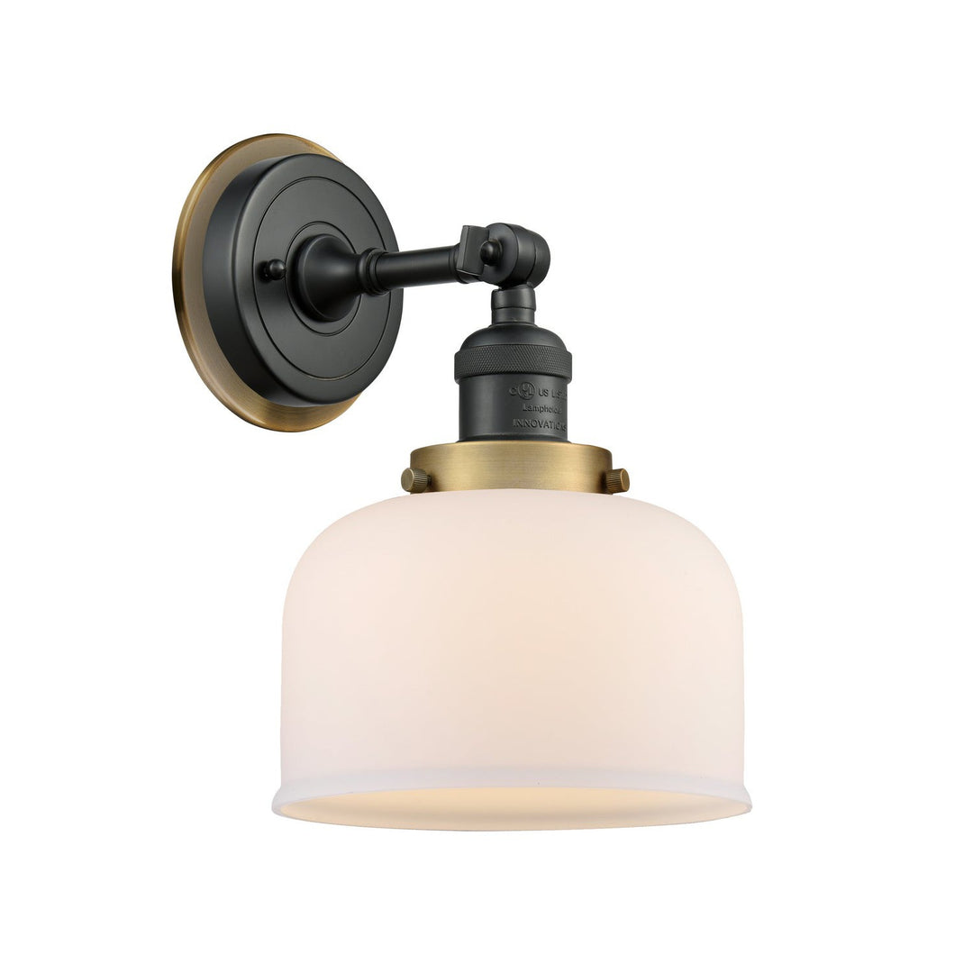 Innovations Franklin Restoration 203BK-BPBB-HRBB-G71 Wall Sconce Light - Matte Black