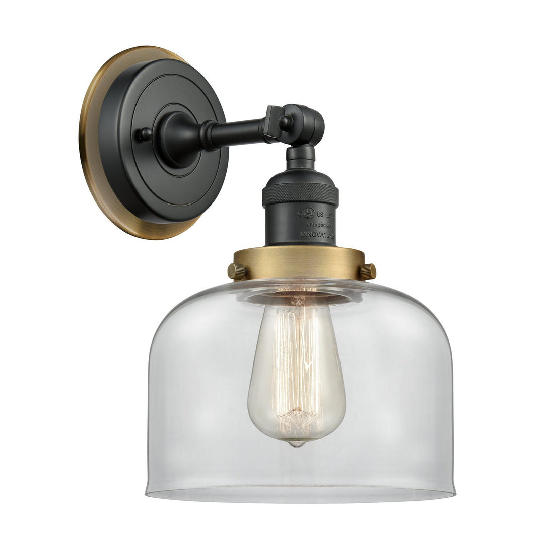 Innovations Franklin Restoration 203BK-BPBB-HRBB-G72 Wall Sconce Light - Matte Black