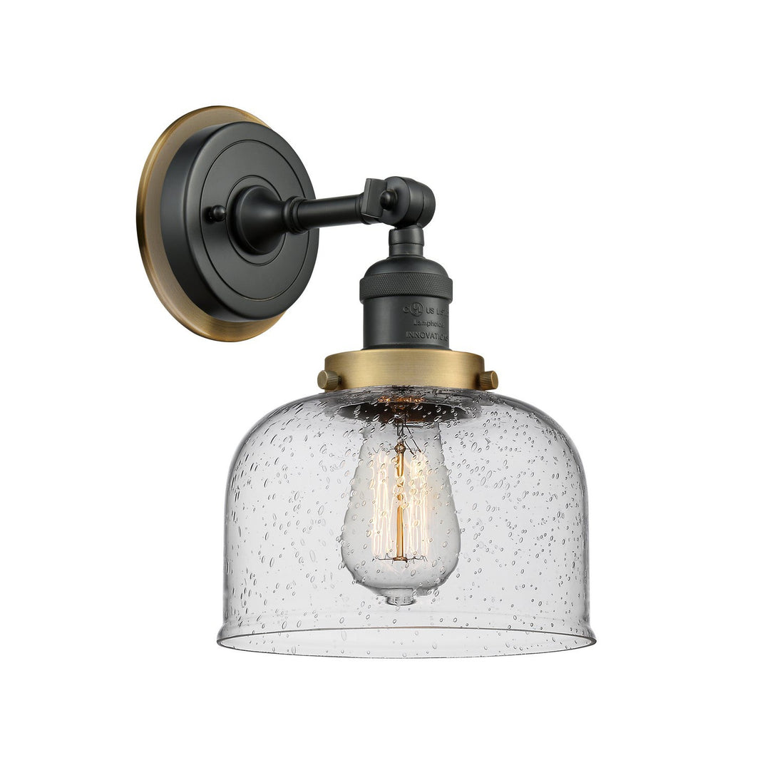 Innovations Franklin Restoration 203BK-BPBB-HRBB-G74 Wall Sconce Light - Matte Black