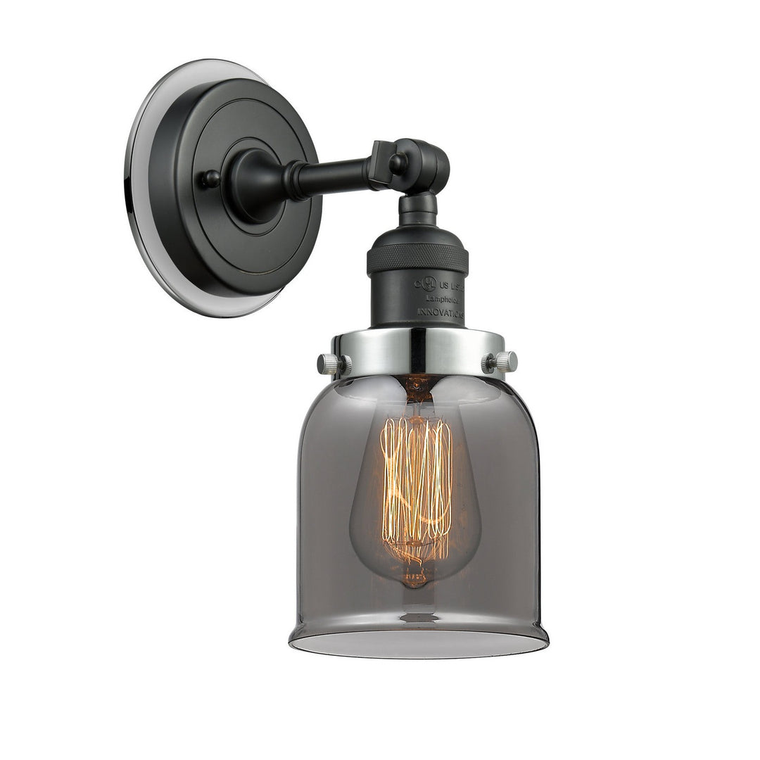 Innovations Franklin Restoration 203BK-BPPC-HRPC-G53 Wall Sconce Light - Matte Black