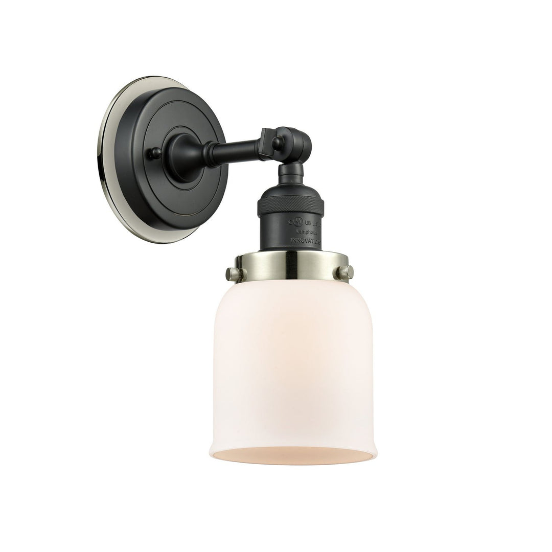 Innovations Franklin Restoration 203BK-BPPN-HRPN-G51 Wall Sconce Light - Matte Black