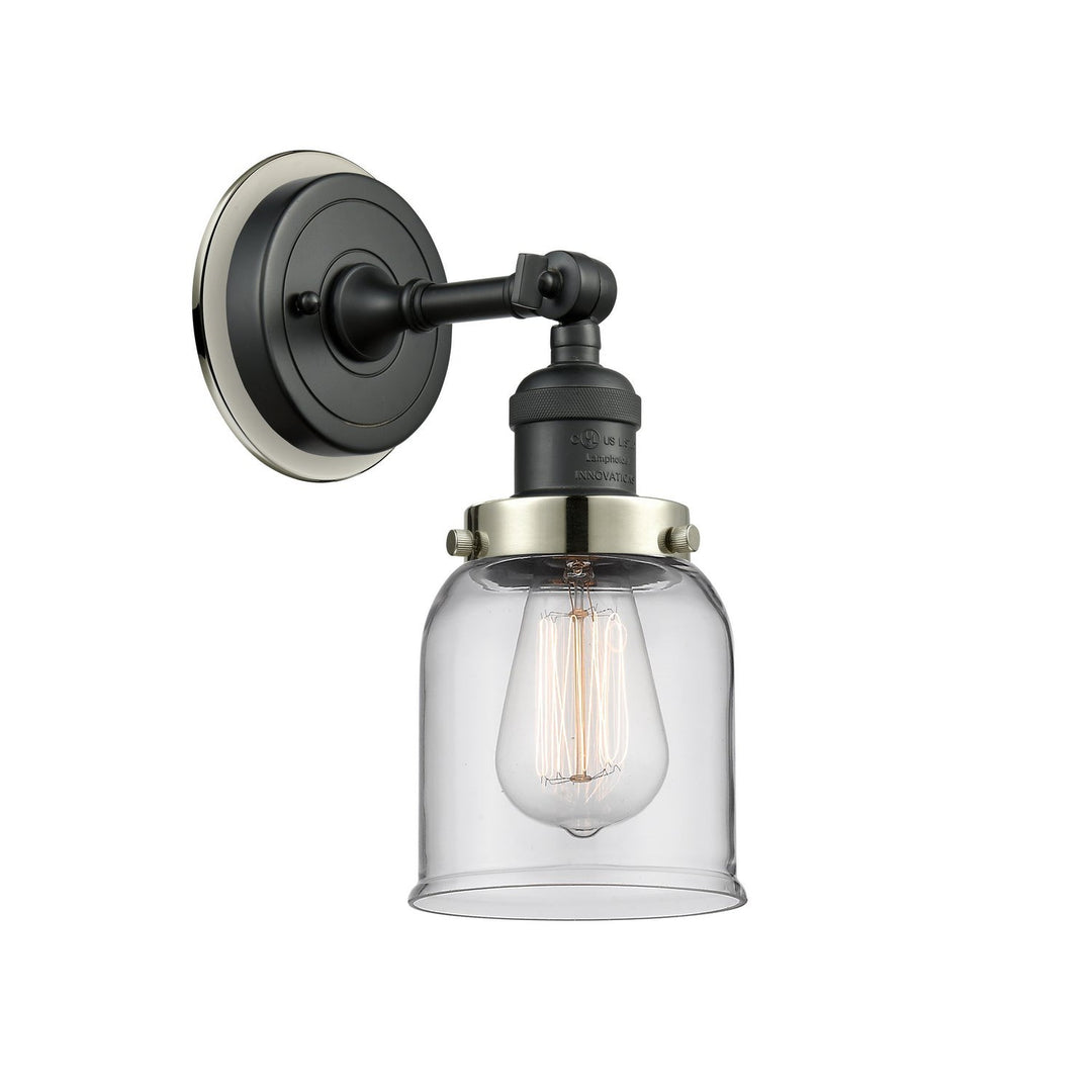 Innovations Franklin Restoration 203BK-BPPN-HRPN-G52 Wall Sconce Light - Matte Black