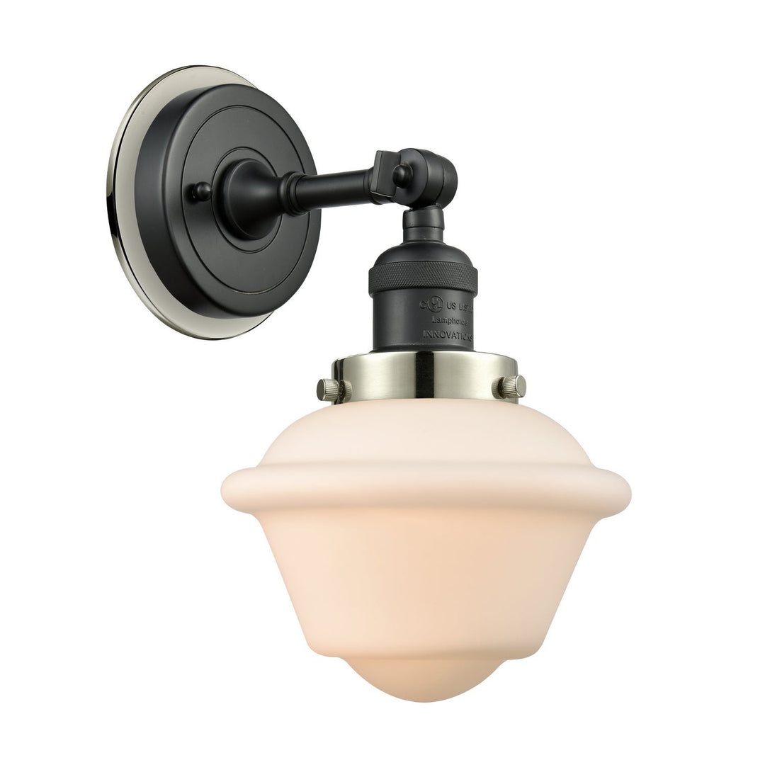 Innovations Franklin Restoration 203BK-BPPN-HRPN-G531 Wall Sconce Light - Matte Black