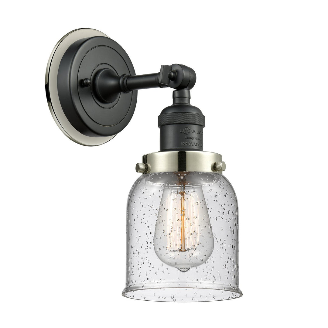 Innovations Franklin Restoration 203BK-BPPN-HRPN-G54 Wall Sconce Light - Matte Black