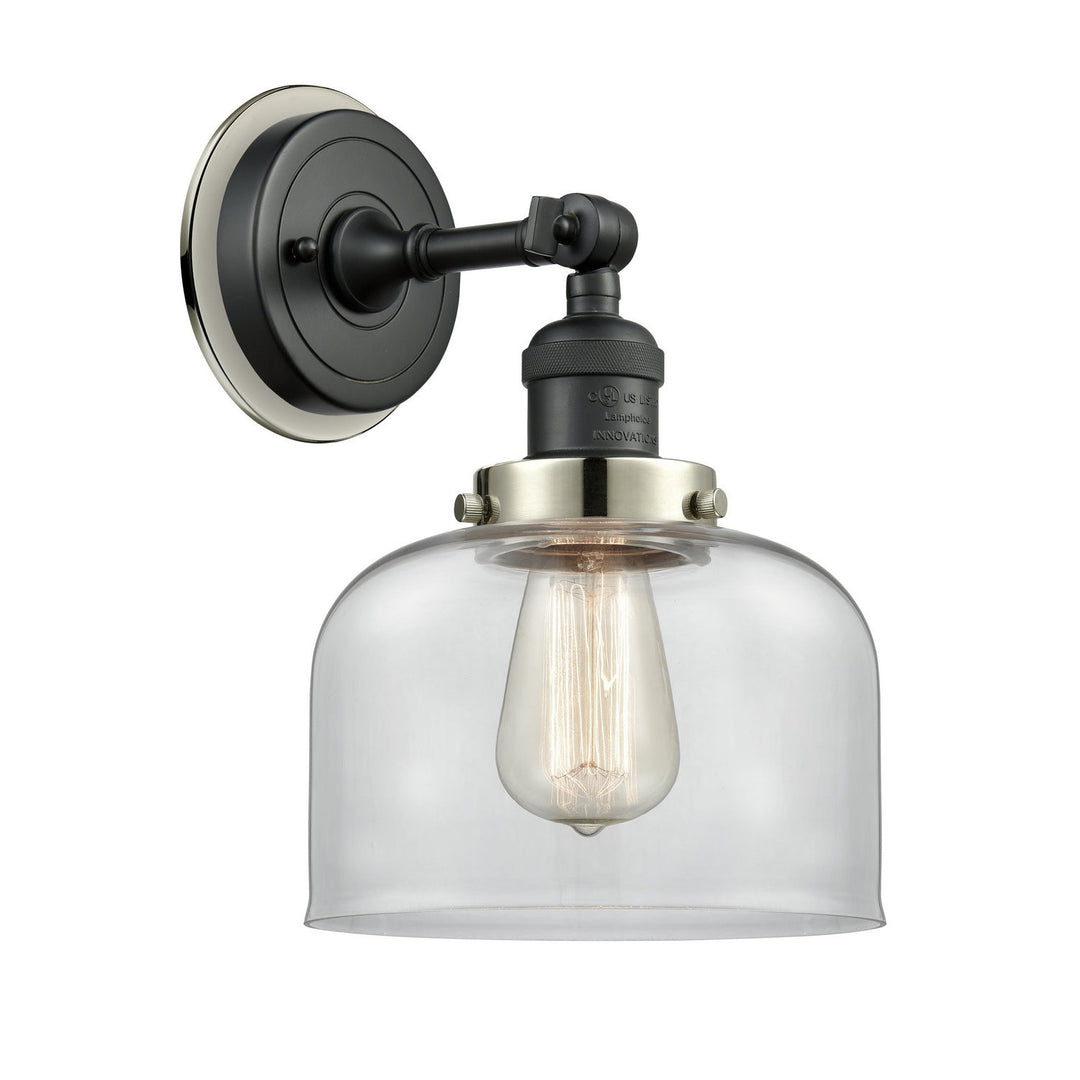 Innovations Franklin Restoration 203BK-BPPN-HRPN-G72 Wall Sconce Light - Matte Black