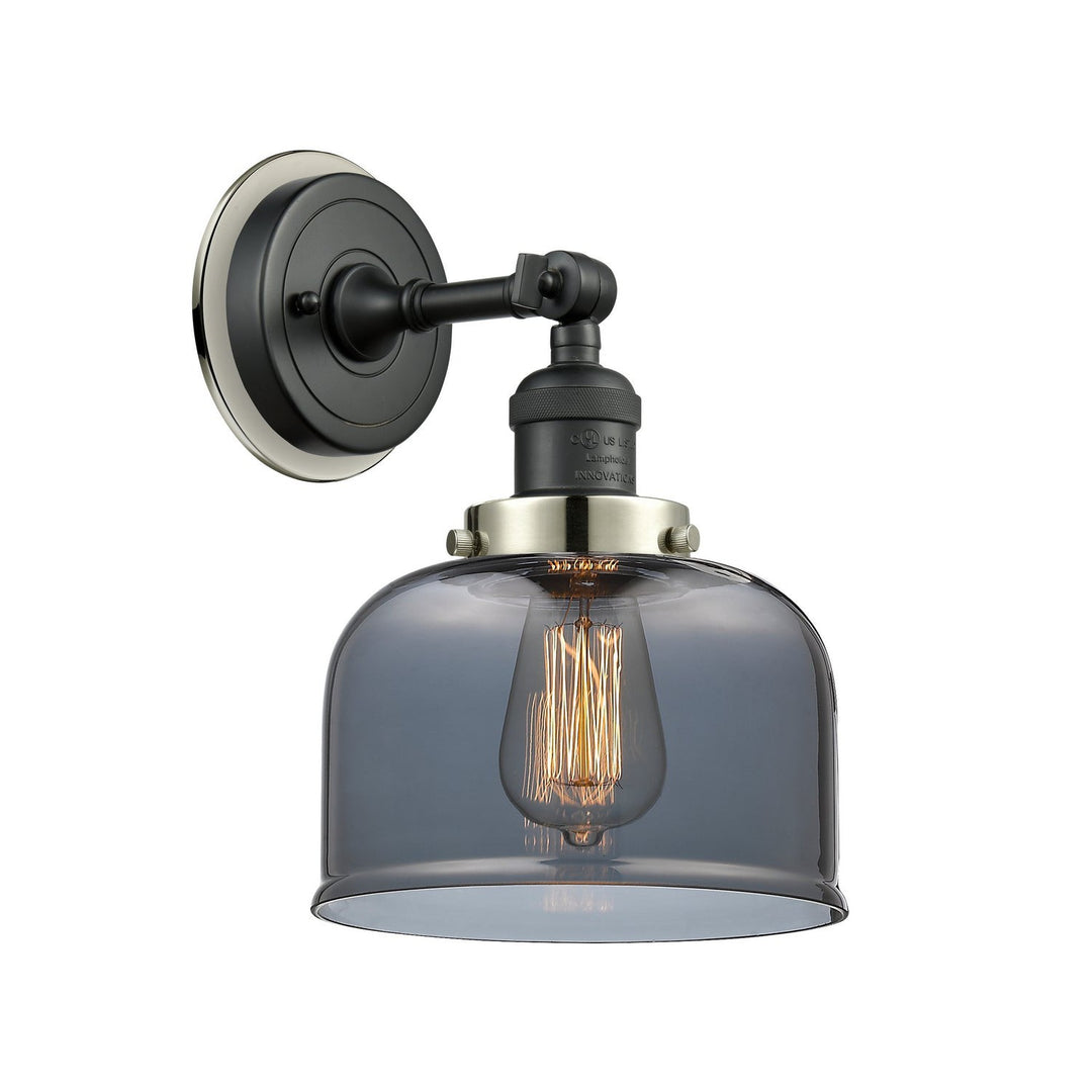 Innovations Franklin Restoration 203BK-BPPN-HRPN-G73 Wall Sconce Light - Matte Black
