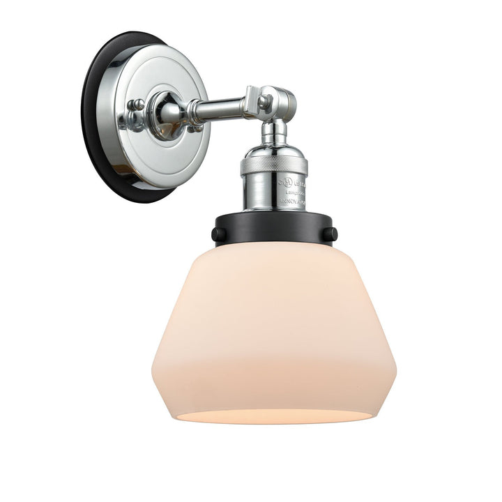 Innovations Franklin Restoration 203PC-BPBK-HRBK-G171 Wall Sconce Light - Polished Chrome