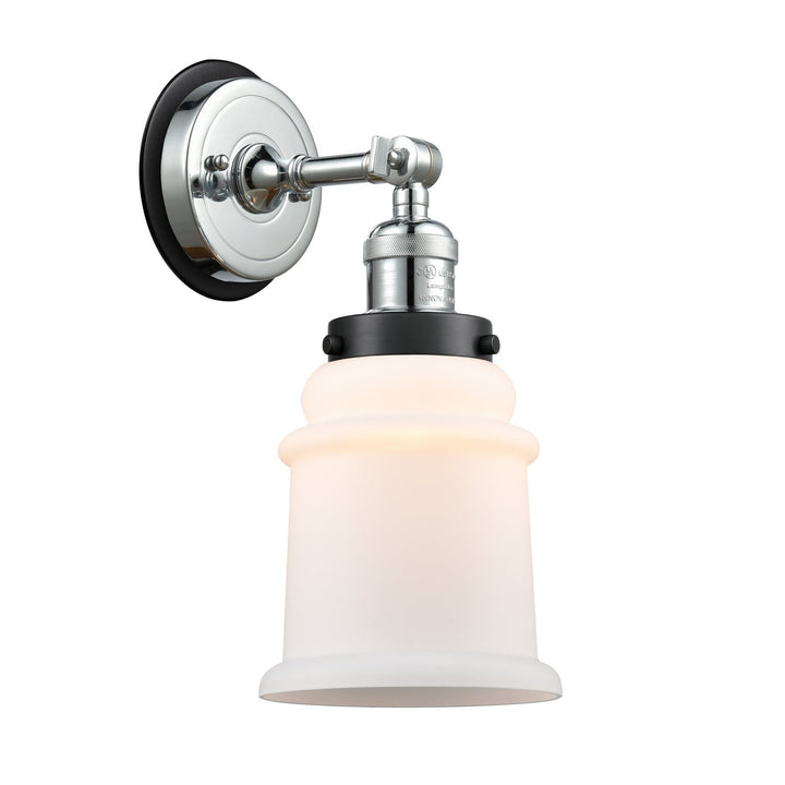Innovations Franklin Restoration 203PC-BPBK-HRBK-G181 Wall Sconce Light - Polished Chrome