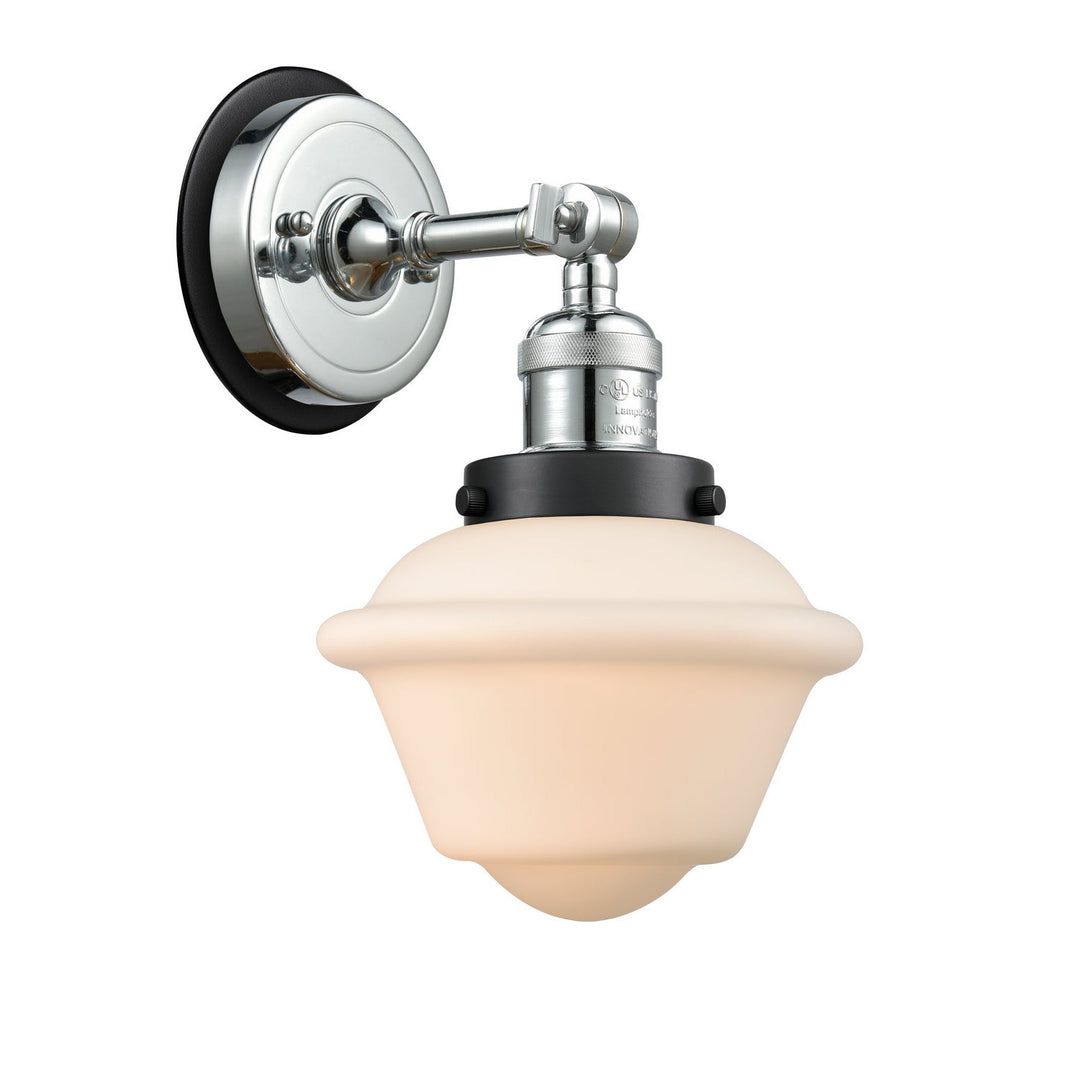 Innovations Franklin Restoration 203PC-BPBK-HRBK-G531 Wall Sconce Light - Polished Chrome