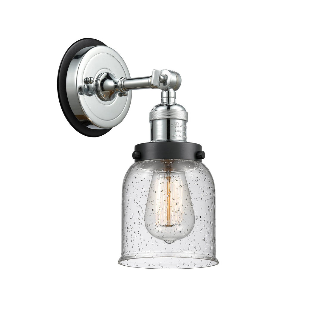 Innovations Franklin Restoration 203PC-BPBK-HRBK-G54 Wall Sconce Light - Polished Chrome