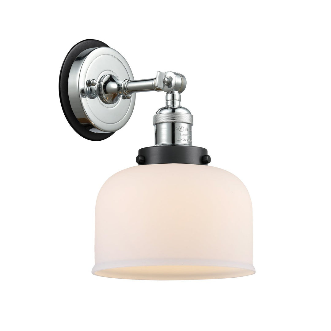 Innovations Franklin Restoration 203PC-BPBK-HRBK-G71 Wall Sconce Light - Polished Chrome