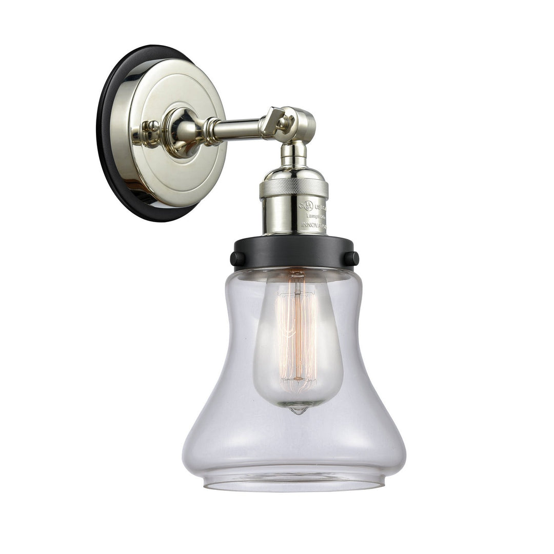 Innovations Franklin Restoration 203PN-BPBK-HRBK-G192 Wall Sconce Light - Polished Nickel