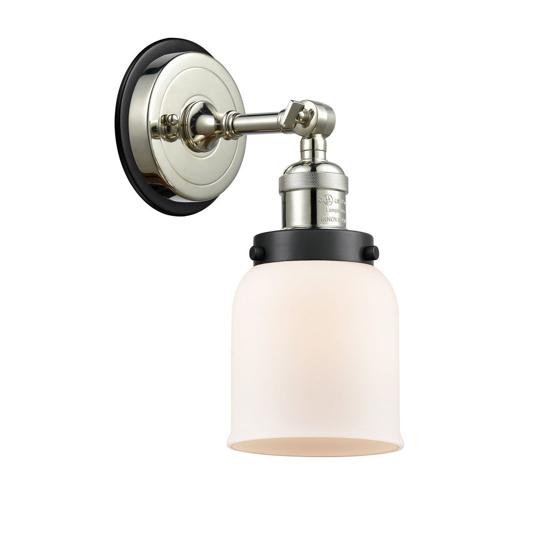 Innovations Franklin Restoration 203PN-BPBK-HRBK-G51 Wall Sconce Light - Polished Nickel