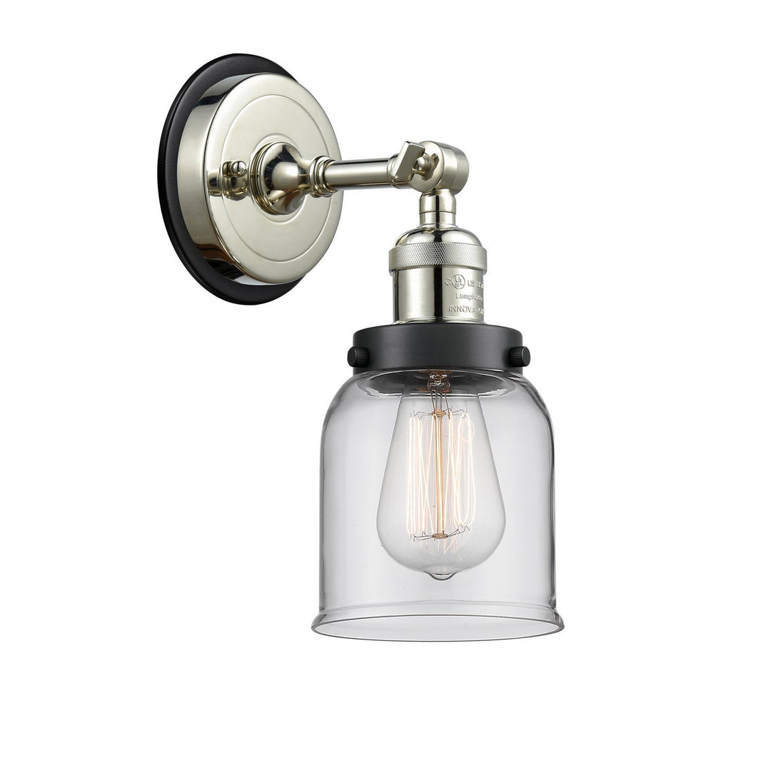 Innovations Franklin Restoration 203PN-BPBK-HRBK-G52 Wall Sconce Light - Polished Nickel