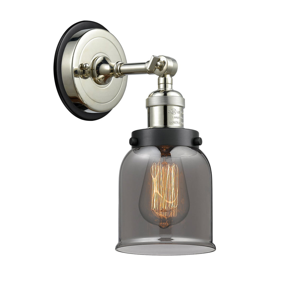 Innovations Franklin Restoration 203PN-BPBK-HRBK-G53 Wall Sconce Light - Polished Nickel