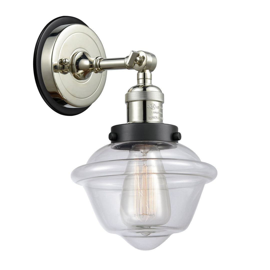 Innovations Franklin Restoration 203PN-BPBK-HRBK-G532 Wall Sconce Light - Polished Nickel