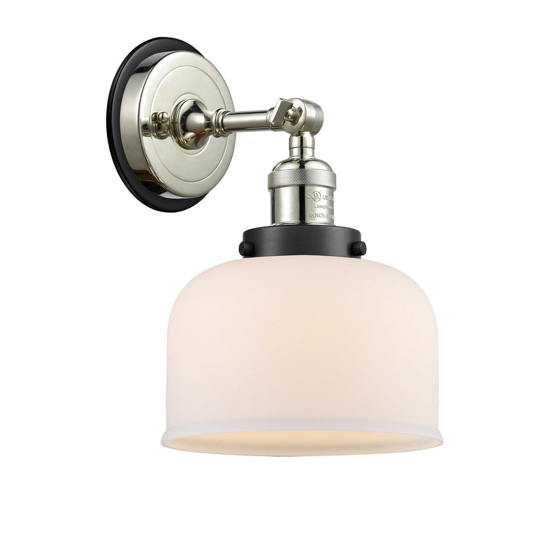 Innovations Franklin Restoration 203PN-BPBK-HRBK-G71 Wall Sconce Light - Polished Nickel
